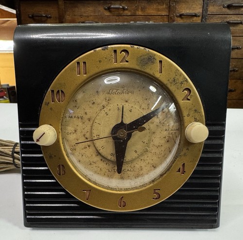 Vintage 1940s telechron lite - 1940s,