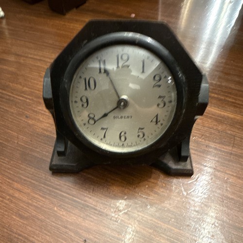 Art deco bakelite mantel - art, clock