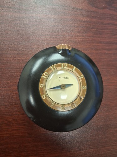 1930 westclox art deco black - westclox,